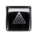 Car Emergency Light Switch Decorative Cover Trim Black For Toyota Camry 2018