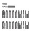 Drillpro 22pcs Damaged Screw Extractor Set for Broken Screw HSS Broken Bolt Extractor Screw Remover
