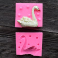 3D Beautiful Swan Fondant Silicone Mould Candle Sugar Chocolate Craft Tool