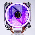 CPU Cooler 4 Heatpipes 5 Colors 120mm LED RGB Cooling Fan for LGA 775/115X//1366 AMD