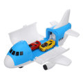 Storage Transport Aircraft Model Inertia Diecast Model Car Set Toy for Children`s Gift
