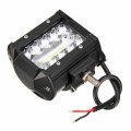 2PCS Tri Row 4Inch 60W LED Work Light Bars Combo Beam Driving Fog Lamp Pure White 6000K for Off Road