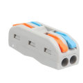20Pcs PCT-2 2Pin Colorful Docking Connector Electrical Connectors Wire Terminal Block Universal Elec