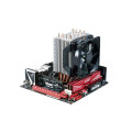 CM Cooler H411 Compact Air Tower; 92mm White LED Fan; 4 Heat Pipes.
