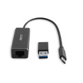 RCT USB 3.0 TYPE C TO RJ45 GIGABIT ETHERNET ADAPTOR WITH USB C TO A ADAPTOR