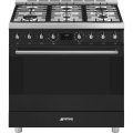 Smeg 90cm Symphony Matt Black Cooker - C9MAMBSSA2