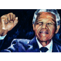 Mandela Oil Panting by Alan Levine