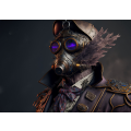 Man in a Steampunk Suit With a Gas Mask