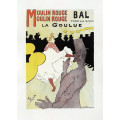 Affiche Pour Le Moulin Rouge la Goulue (1898)