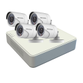 Hikvison 4 Camera CCTV Kit - DS-J142I (STD)/7104HGHIF1( STD)+4CAM