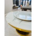 KC FURN- Dillion Round Dining Table (Marble)