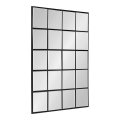 KC Furn- Luxe Black Window Mirror