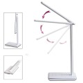 Portable Table Lamp Touch Control USB Rechargeable Desk Lamp With QI Wireless Phone Charger
