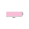 D110 Themed - Rectangular Pink 12x40mm (160 labels)
