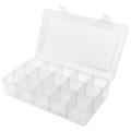 Transparent B21 Label Organizer Box With Adjustable Dividers (15 Compartments)