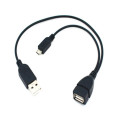 Killer Deals Female USB to Male USB/Micro USB OTG Data Transfer Cable/Connector/Adaptor