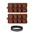 Killer Deals Weed Leaf Candy Chocolate Non-Stick Silicone Mould x2