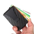 Killer Deals Minimalist Carbon Fiber RFID Credit Card Holder Wallet - Black