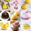 Killer Deals Non-Stick 6 Round Shaped Cake Dessert Silicone Baking Mould