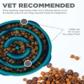 Killer Deals Healthier Pet Nutrition Fun Interactive Slow Feeder Dog Bowl (Large)