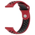 Killer Deals 20mm Sporty Silicone Strap for Samsung Gear Sport- Black/Red