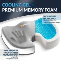 Killer Deals Back Support Gel Memory Foam Office Desk Chair Cushion