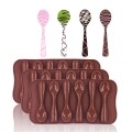 Killer Deals Party Decoration Edible Chocolate Spoon Silicone Baking Mould x3