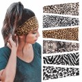 Killer Deals Exercise/Yoga/Running/Spinning Stretchy Animal-Print Multiway Headband-6x in a pack