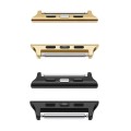 Killer Deals Replacement Lugs for 38/40/41mm Apple Watch- Black & Gold Combo