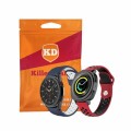 Killer Deals 20mm Perforated Silicone Strap for Samsung Gear Sport- x2 Combo