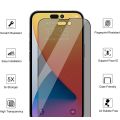 Anti Spy Privacy Tempered Glass Screen Protector For iPhone 14 Pro Max