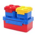 3PCS LEGO-SHAPED LUNCHBOX