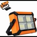 100W LED Solar Portable Work Light with Built-In Powerbank