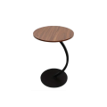 C-Shaped Couch Side Table - Round