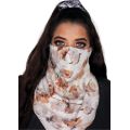 Autumn Floral Triple Layered Scarf Mask