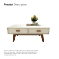 Coffee Table with Two Drawers | Two Drawers Base Coffee Table 226401