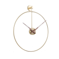 Modern Nordic Luxurious Fashionable Iron Wall Decoration Clock 2044-G