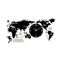 World Map Wall Clock JT1785A-120
