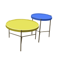 OCCASIONAL SIDE TABLE Set of 2 Z-036GT