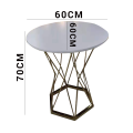 Iron art small round table sofa side table Z-029G