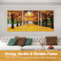 Wall Art Framed Set of 3 Crystal - painting with Aluminum Frame
