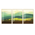Wall Art painting with aluminum frame and plexiglass