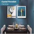 luxury wall art painting with frame still life painting