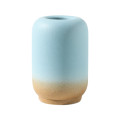 Light Blue &amp; Sand Colour Ceramic Table Decorative Vase &amp; Flower C Style  20165245
