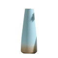 Light Blue &amp; Sand Colour Ceramic Table Decorative Vase &amp; Flower D Style  20165246
