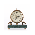 Luxury Office  Desk Clock With Marble Base