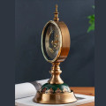 LUXURY TABLE CLOCK HAND PAINTED BASE 6801-1T