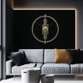 Luxury metal wall clock - Gold