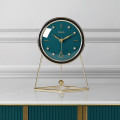 LUXURY TABLE CLOCK WITH BLUE FACE 6956A-1