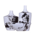 Modern-3Set Vases With Hand Painted Art JM0019
